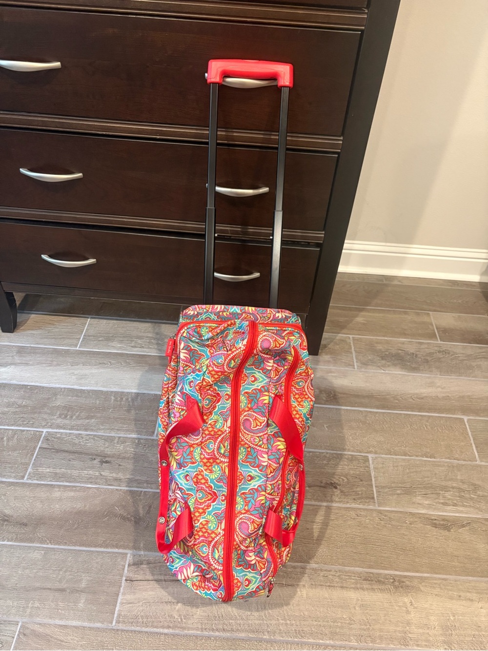 Vera Bradley Rolling Duffel